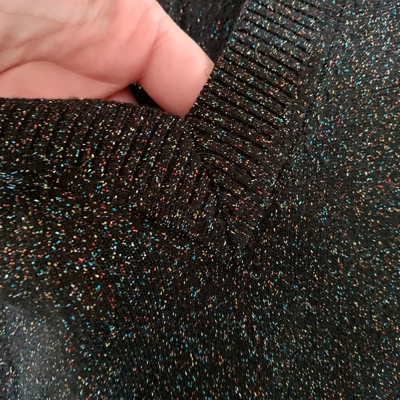 French connection black shimmer / sparkle dress - Picture 6 of 8
